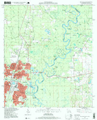BOGALUSA EAST, LA-MS HISTORICAL MAP GEOP