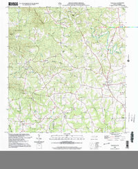POLKVILLE, NC HISTORICAL MAP GEOPDF 7.5X