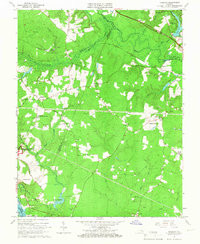 ROXBURY, VA HISTORICAL MAP GEOPDF 7.5X7.