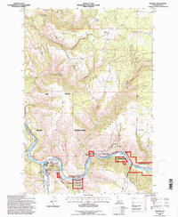 KOOSKIA, ID HISTORICAL MAP GEOPDF 7.5X7.