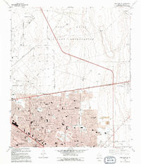 FORT BLISS SE, TX HISTORICAL MAP GEOPDF