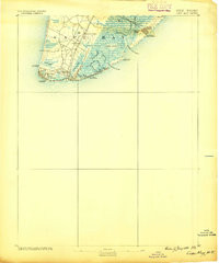 CAPE MAY, NJ HISTORICAL MAP GEOPDF 15X15