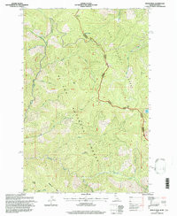 BERGE PEAK, ID-MT HISTORICAL MAP GEOPDF