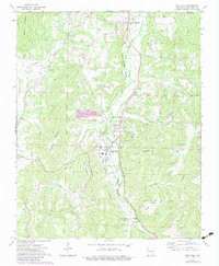WEST FORK, AR HISTORICAL MAP GEOPDF 7.5X