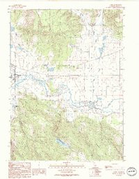 CANBY, CA HISTORICAL MAP GEOPDF 7.5X7.5