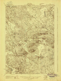 TUNK LAKE, ME HISTORICAL MAP GEOPDF 15X1