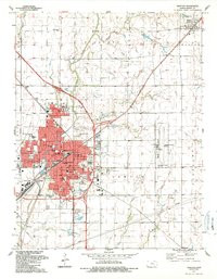NEWTON, KS HISTORICAL MAP GEOPDF 7.5X7.5