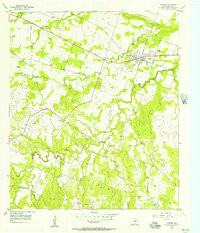 GUSTINE, TX HISTORICAL MAP GEOPDF 7.5X7.