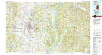 TUPELO, MS-AL HISTORICAL MAP GEOPDF 30X6