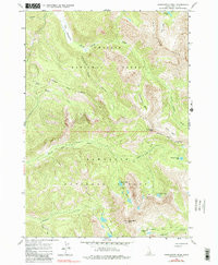 WASHINGTON PEAK, ID HISTORICAL MAP GEOPD
