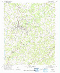 MAIDEN, NC HISTORICAL MAP GEOPDF 7.5X7.5