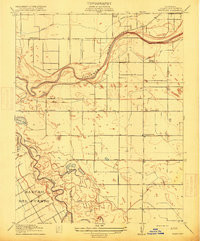 BRUSH LAKE, CA HISTORICAL MAP GEOPDF 7.5