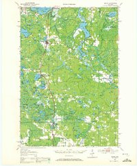 ELCHO, WI HISTORICAL MAP GEOPDF 15X15 GR
