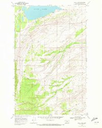 DUCK LAKE, MT HISTORICAL MAP GEOPDF 7.5X