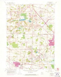 SUSSEX, WI HISTORICAL MAP GEOPDF 7.5X7.5