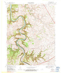 TYRONE, KY HISTORICAL MAP GEOPDF 7.5X7.5