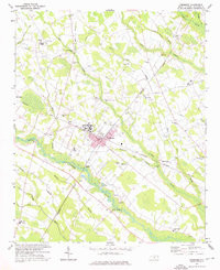 PEMBROKE, NC HISTORICAL MAP GEOPDF 7.5X7