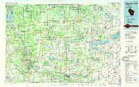 WISCONSIN DELLS, WI HISTORICAL MAP GEOPD