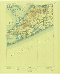 SAG HARBOR, NY HISTORICAL MAP GEOPDF 15X
