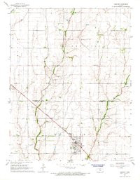 HESSTON, KS HISTORICAL MAP GEOPDF 7.5X7.
