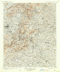 SALUDA, NC-SC HISTORICAL MAP GEOPDF 30X3