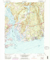 OLD LYME, CT HISTORICAL MAP GEOPDF 7.5X7
