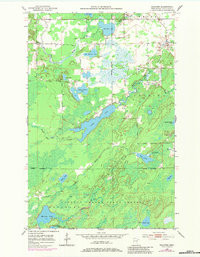 MAKINEN, MN HISTORICAL MAP GEOPDF 7.5X7.