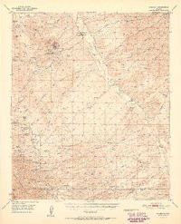 MAMMOTH, AZ HISTORICAL MAP GEOPDF 15X15