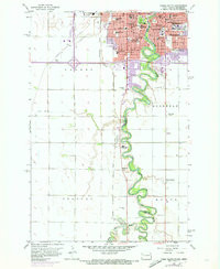 FARGO SOUTH, ND-MN HISTORICAL MAP GEOPDF