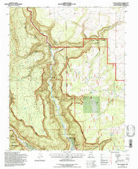NAVAJO PEAK, NM HISTORICAL MAP GEOPDF 7.