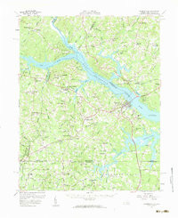 CLARKSVILLE, VA-NC HISTORICAL MAP GEOPDF