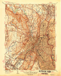PATERSON, NJ HISTORICAL MAP GEOPDF 7.5X7