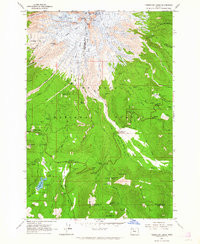 MOUNT HOOD SOUTH, OR HISTORICAL MAP GEOP