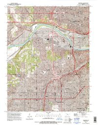 SHAWNEE, KS HISTORICAL MAP GEOPDF 7.5X7.