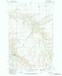 HIGHWOOD, MT HISTORICAL MAP GEOPDF 7.5X7