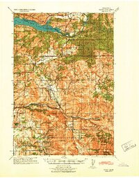 YACOLT, WA HISTORICAL MAP GEOPDF 15X15 G