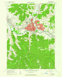 OLEAN, NY HISTORICAL MAP GEOPDF 7.5X7.5