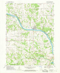 BONAPARTE, IA HISTORICAL MAP GEOPDF 7.5X