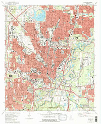 JACKSON, MS HISTORICAL MAP GEOPDF 7.5X7.