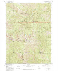KANGAROO MOUNTAIN, CA HISTORICAL MAP GEO
