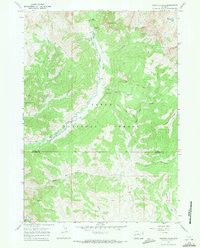 GRANITE FALLS, WY HISTORICAL MAP GEOPDF