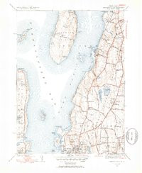 PRUDENCE ISLAND, RI HISTORICAL MAP GEOPD