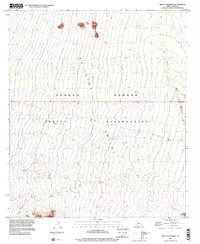 WEST OF PISINIMO, AZ HISTORICAL MAP GEOP