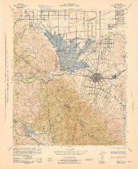 CORONA, CA HISTORICAL MAP GEOPDF 15X15 G