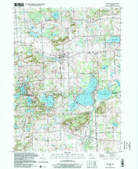 PINCKNEY, MI HISTORICAL MAP GEOPDF 7.5X7