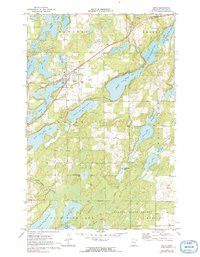 NEVIS, MN HISTORICAL MAP GEOPDF 7.5X7.5