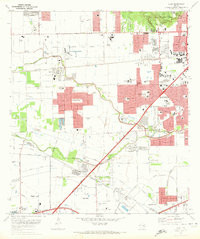 ALIEF, TX HISTORICAL MAP GEOPDF 7.5X7.5