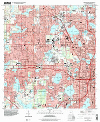 ORLANDO WEST, FL HISTORICAL MAP GEOPDF 7
