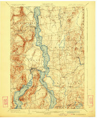 TICONDEROGA, VT-NY HISTORICAL MAP GEOPDF