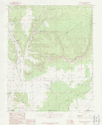 JOHNSON LAKES, UT-AZ HISTORICAL MAP GEOP